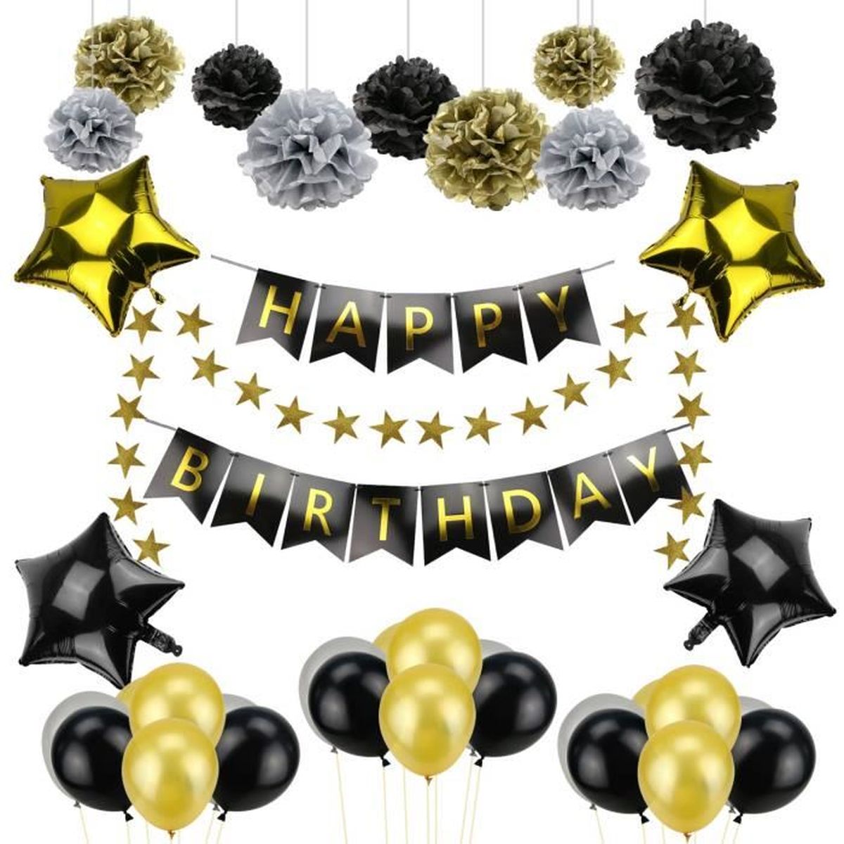 Decorations D Anniversaire Banniere Joyeux Anniversaire Achat Vente Kit De Decoration Soldes Cdiscount Decorations D Anniversaire Banniere Joyeux Anniversaire Achat Vente Kit De Decoration Soldes Cdiscount