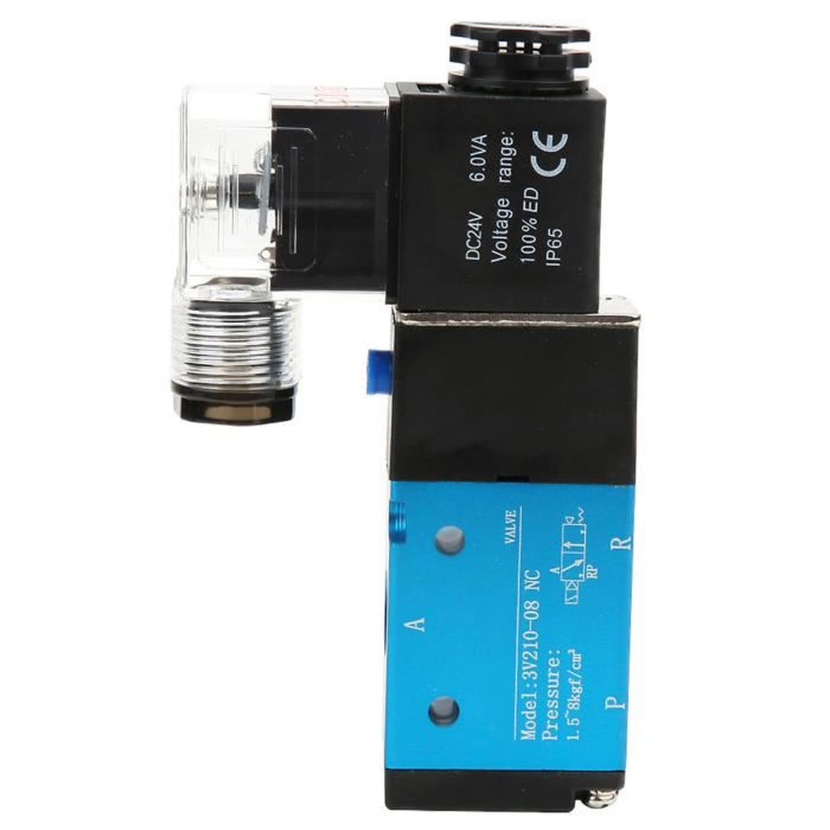 Van điện từ khí nén 3V210-08-NC Airtac DC24V (thường đóng) - CÔNG TY