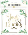 Jeu de société - SUD TRADING - Jeu des 12 Mois - Animation mariage - 2 joueurs ou plus - Multicolore