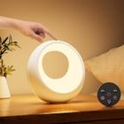 LEMONBEST Lampe de Chevet LED Rechargeable Sans Fil - Commandes Tactile et Télécommande - Dimmable RGB 6 Couleurs - 9 Modes d'Éclairage