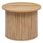 ATMOSPHERA CRÉATEUR D'INTÉRIEUR Table à café "Colva" en placage effet bois D60cm - Atmosphera createur d'interieur