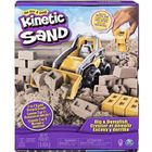 Coffret Kinetic Sand Chantier - KINETIC SAND - Creusez et démolissez avec 454g de sable naturel