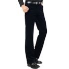 Pantalon Velours Côtelé Homme Casual Pantalon S - ZEWOW - Bleu foncé - Bleu - Droite - Adulte