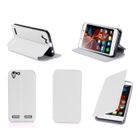 XEPTIO Etui coque Lenovo K5 blanc 4G - Housse pochette