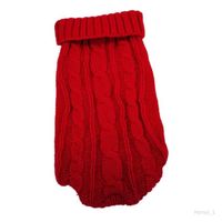 Pull tricoté pour chien - COLAXI - Rouge XS - Chaud et doux