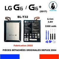 BATTERIE ORIGINE OEM LG G6 G6+ BL-T32 3300mAh 12,5Wh H870 G600 US997 AS993 VS988 + OUTILS