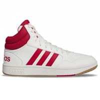 Chaussures Adidas Hoops 3.0 Mid pour Homme Blanc IG5569 - ADIDAS - Synthétique - Plat - Lacets