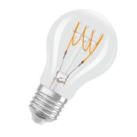 Lampe LED OSRAM Vintage 1906® Classic A FIL, E27, forme d'ampoule, claire, 4,8W, 470lm, 2700K, lumière blanche chaude, dimmable,