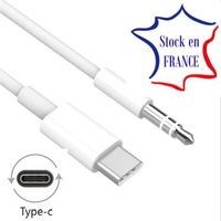Câble Adaptateur USB Type-C vers Jack 3,5mm pour Oppo A2x câble Plug and Play pour votre casque, autoradio…