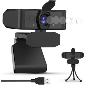 WEBCAM 2k webcam avec microphone stéréo, caméra web usb a