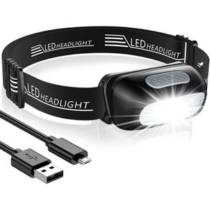 Lampe Torche Frontale LED Ultra-puissante - Noir, Générique - NEUVE