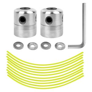 Tête De Débroussailleuse Universelle En Fil D'Acier - Lot De 2 Pièces - Robuste Pour Jardinage Pro Et Particulier - 7
