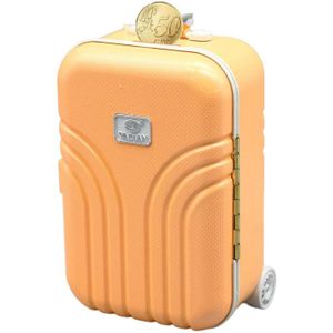 Rouge Lot de 10 Tirelires valise Boîte épargnes Vacances Caisse budget voyage 