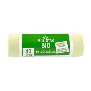 SAC POUBELLE MÜLLSTAR BIO - Sacs poubelle biodégradables 40 L 40 L