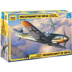 ACCESSOIRE MAQUETTE Maquette d'aéronautisme - Zvezda - Messerschmitt BF109G-6 - Plastique - Echelle 1:72