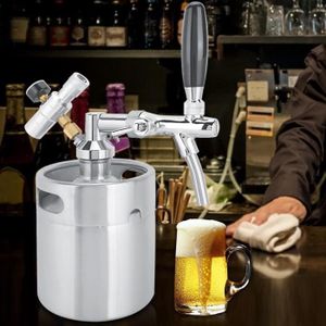 KRUPS Tireuse à bière Beertender - VB700E00 - Compatible fûts 5 L - Chrome  + 2 fûts de bière blonde 5L FISCHER TRADITION - Cdiscount Electroménager