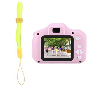 Noir Garsent Enfants Appareil Photo numérique Cadeau Mini caméra vidéo Enfants Appareil Photo numérique pour Filles 3-10 1080P HD 2.0In écran caméra supporte la caméra pour 32 Go de Carte TF 