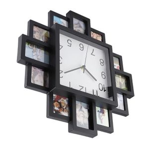 Horloge réveil Art-déco avec cadre photo Horloge réveil Art-déco avec cadre photo