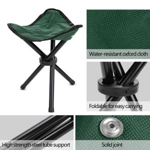 CHAISE DE CAMPING VGEBY Chaise pliante portable pour camping, pêche,