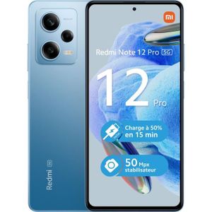 SMARTPHONE XIAOMI Redmi Note 12 Pro 128Go 5G Bleu