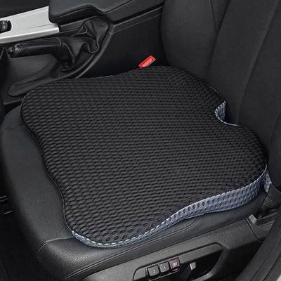 Coussin Siège Ergonomique Travel Ease - Mousse Mémoire Forme Papillon - Antidérapant - Pour Bureau/Voiture
