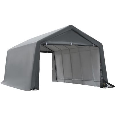 vidaXL Tente de garage PVC 2,4x3,6 m Vert