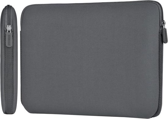 Sacoche Housse Ordinateur Portable 15 Pouces : La Pochette Toute Simple Et Efficace (Gris Foncé)