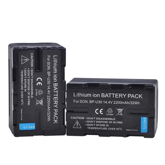 HangTon BP-U 90 60 30 - Piastra batteria 14,8 V, corrente a BMPCC 4K 6K 6K Pro per Blackmagic Pocket Cinema Camera Sony