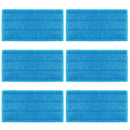 Kit 6 Lingettes Lavables Pour Balai Swiffer WetJet – Microfibre Réutilisable, Économique & Efficace