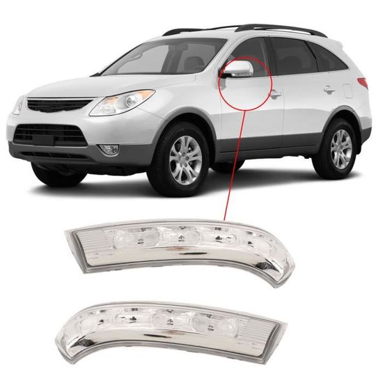 Lot 2 Clignotants Rétroviseur Droit/Gauche Pour Ford Fiesta B-Max 2008-2017 - Compatible 8A6113B382AD