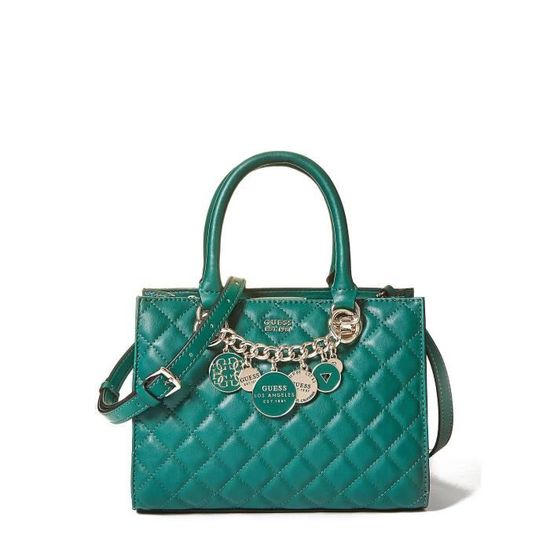 Guess Sac Femme VG711072 VICTORIA CNVRTBLE XBODY FLAP Vert Emeraude Cdiscount Bagagerie Maroquinerie