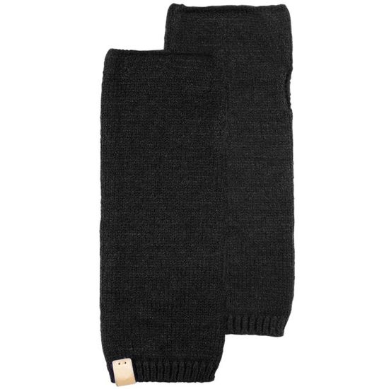 Mitaines Femme Isotoner - Douces, Longues, En Maille Avec Patch Doré - Taille Unique
