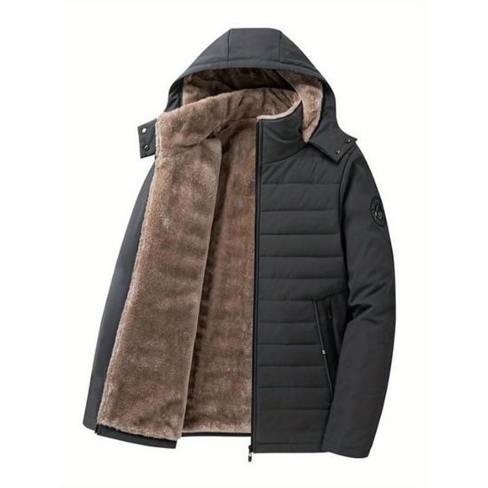 Parka D’hiver Oversize Homme – Laine D’agneau, Style Streetwear Harajuku