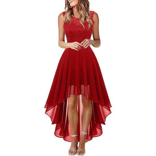 Jupe dentelle rouge on sale