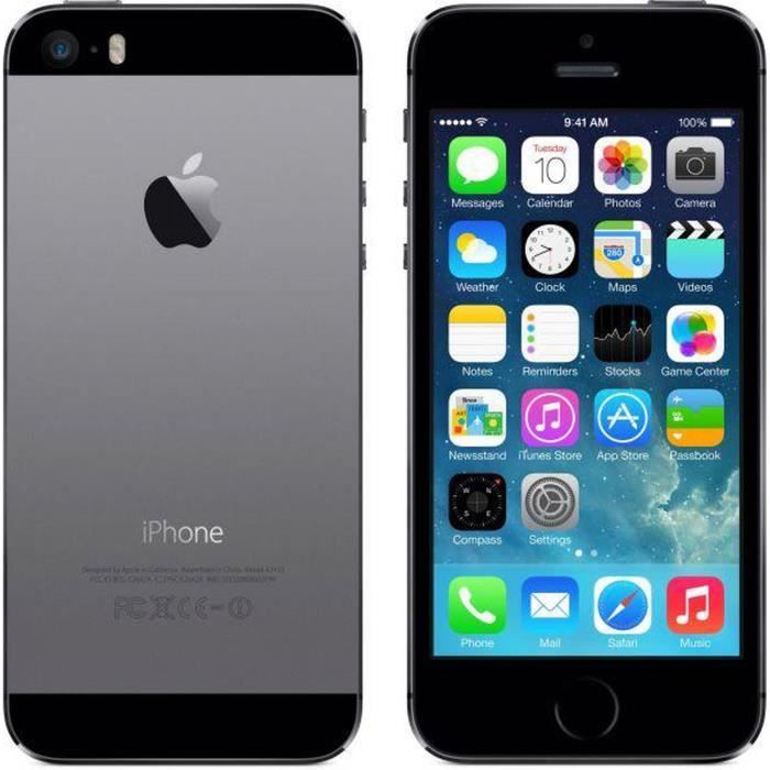 Iphone 5S 16Go - Gris sidéral - Débloqué