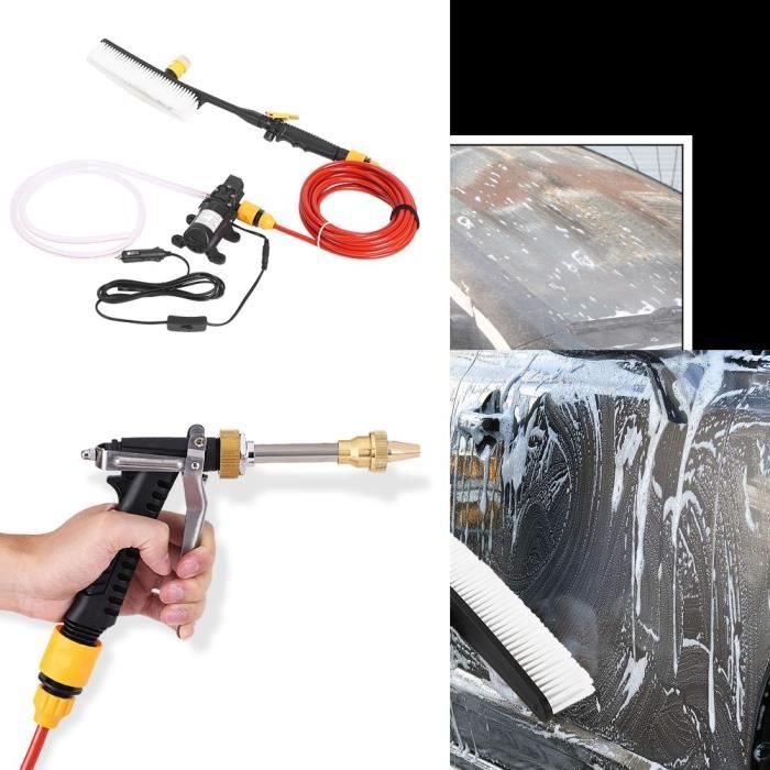 NEUFU Haute Pression Eau Pistolet Nettoyage Lavage Voiture Pulvérisateur Pompe 12V 70W HB010 -JNG