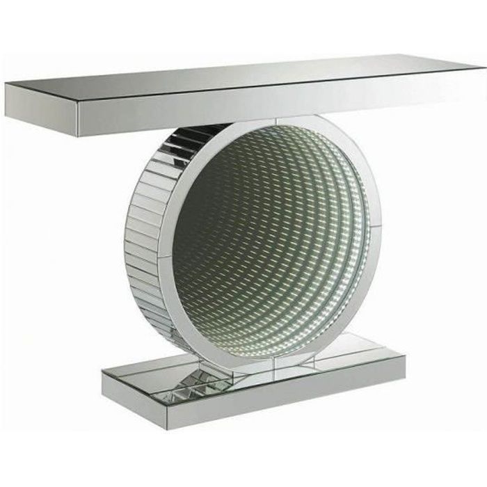 Console En Miroir Avec Fonction Led Orlanda