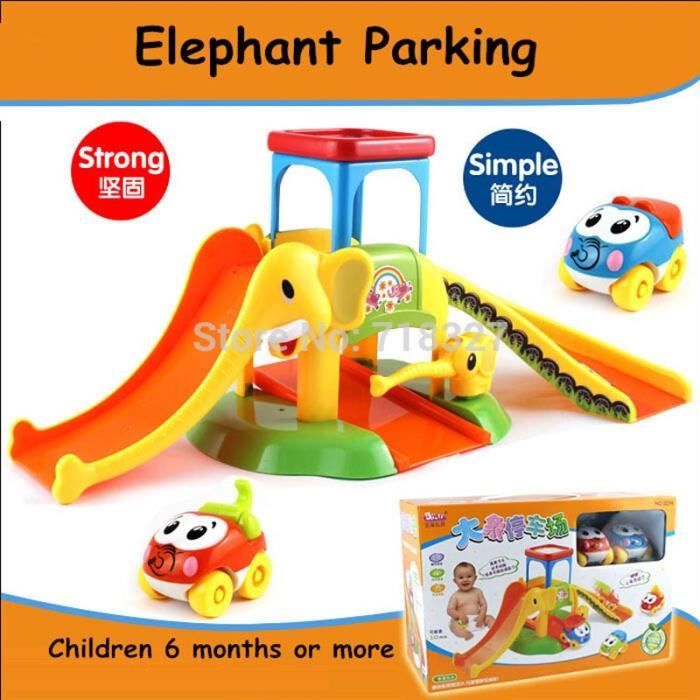 Les bébés puzzle dessin animé éléphant parking orbite Parking Parking Building chaque famille avait assemblé le jouet de constructio