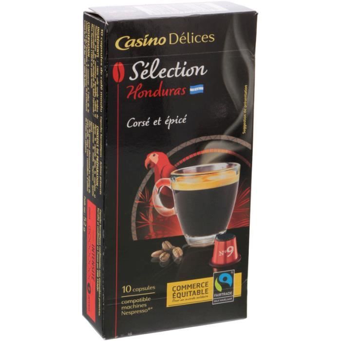 Café Sélection Honduras n°9 - 10 capsules