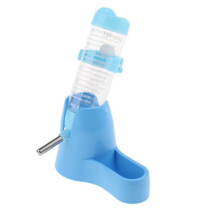 Mangeoire Oiseau Plastique Biberons Distributeur Nourriture Automatique Biberons pour Hamster, Souris, Lapin, Rat,chinchilla,