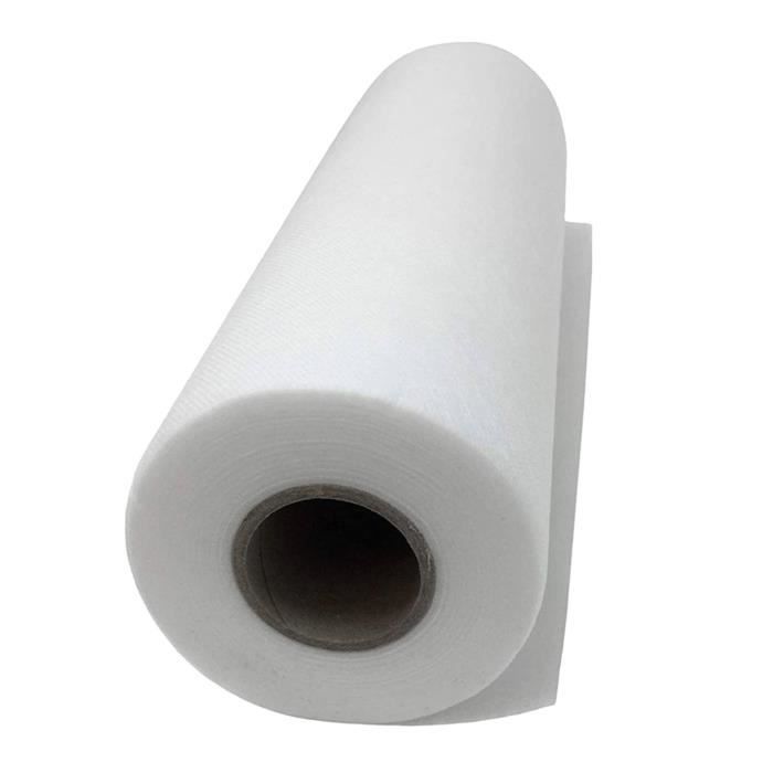 Stabilisateur de broderie déchirable support soluble dans l'eau fait à la main pour fournitures d'artisanat 25 cm 10 mètres