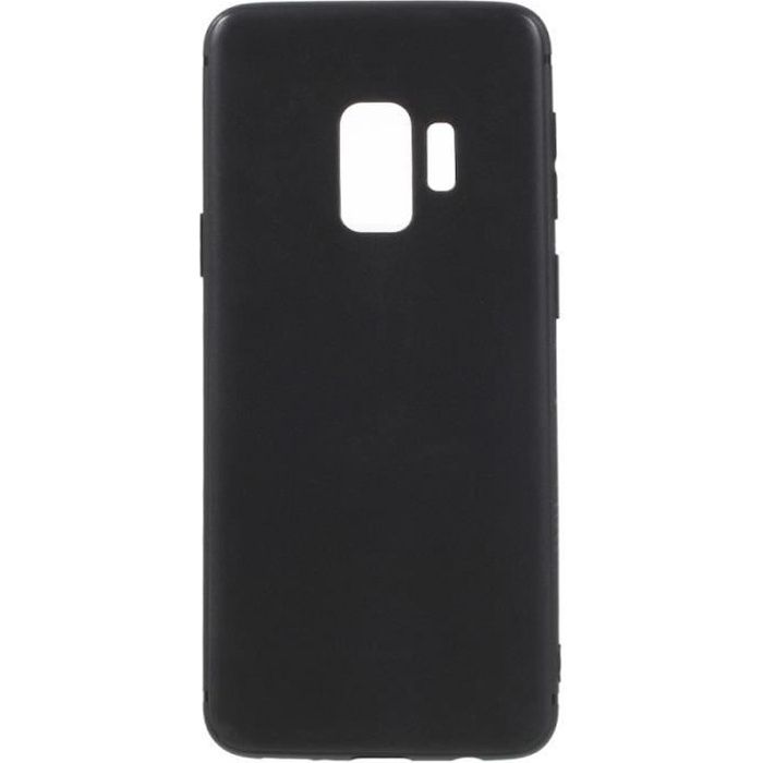 Coque Silicone Pour Samsung S9 Plus Couleur Noir Haute Protection Little Boutik Couleur :