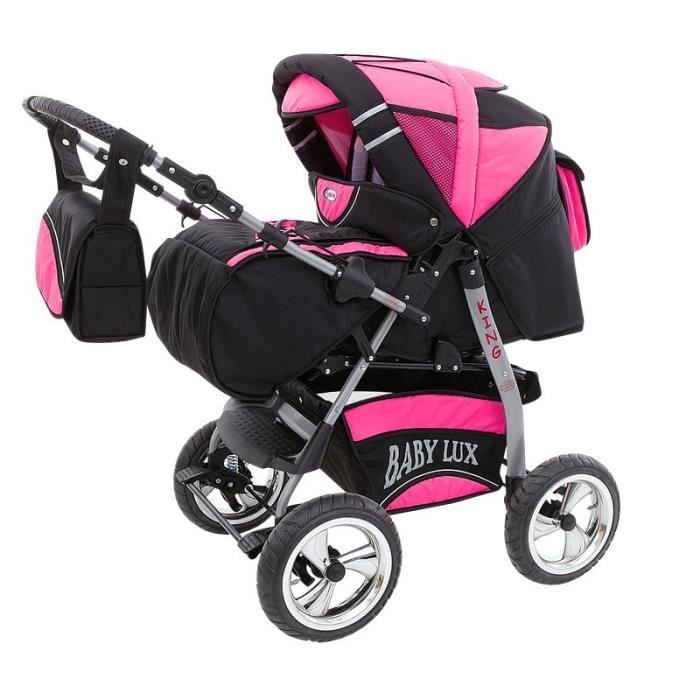 poussette rose leopard pas cher