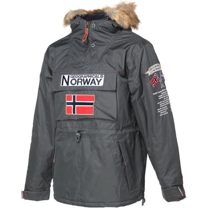 GEOGRAPHICAL NORWAY Parka Barman 068 - Homme - Gris foncé