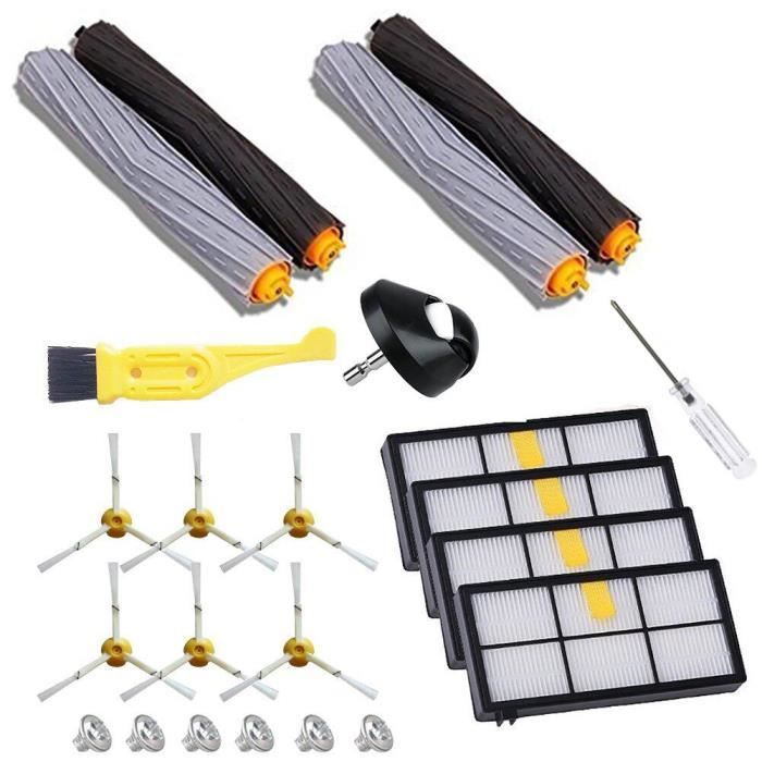 PièCes de Rechange de Filtre pour Aspirateurs Aspirateur Brosses LatéRales de Rechange pour Aspirateur Irobot Series 900 980 900