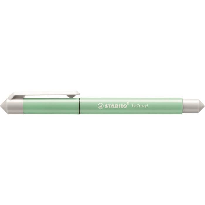 STABILO Roller beCrazy! Pastel White - Menthe