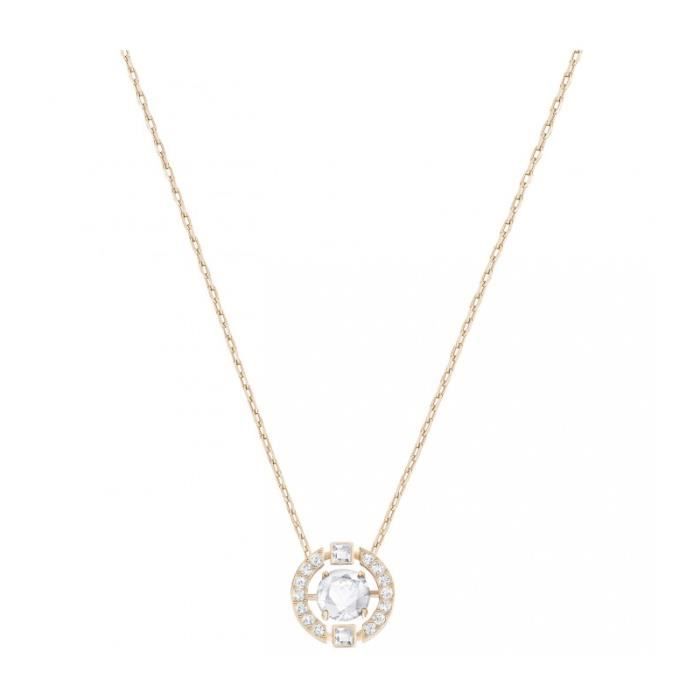 Collier Swarovski Sparkling Rosé Doré - 5272364 Rose