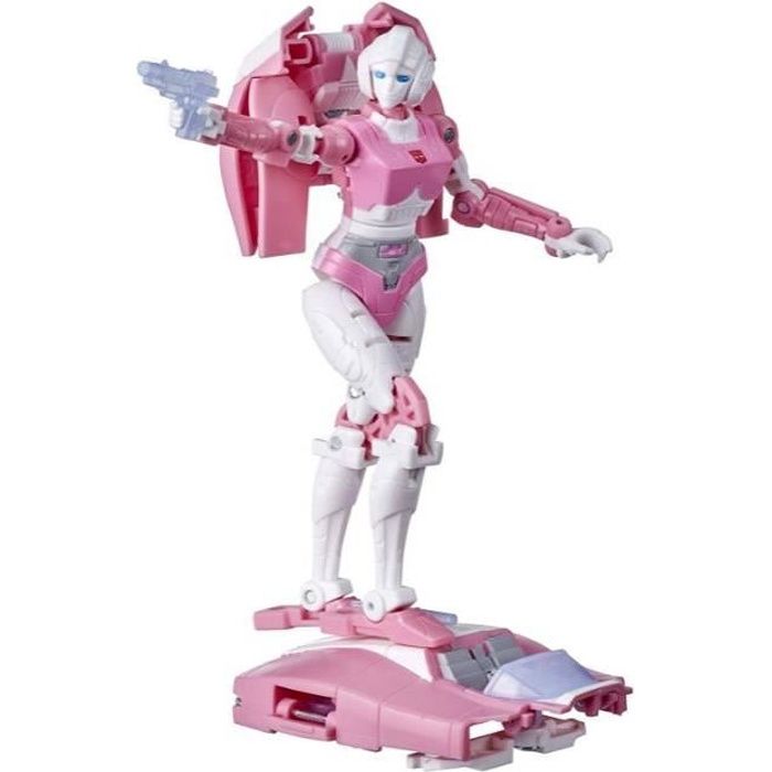 Transformers Generations War for Cybertron - Robot Deluxe Arcee - 14 cm - Jouet Transformable 2 en 1