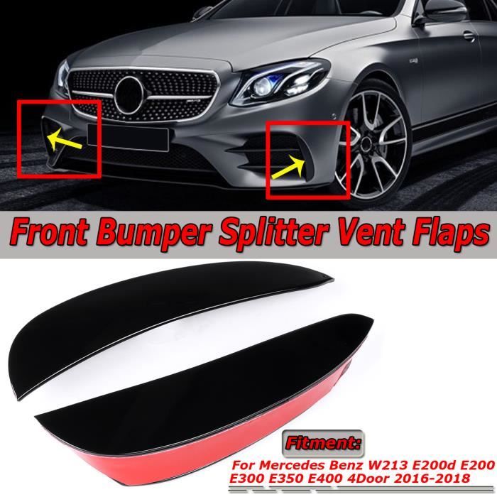 TEMPSA Paire Splitters de Pare-chocs Avant AMG PR Mercedes-Benz Classe E W213 E200d E200 E300 E350 E400