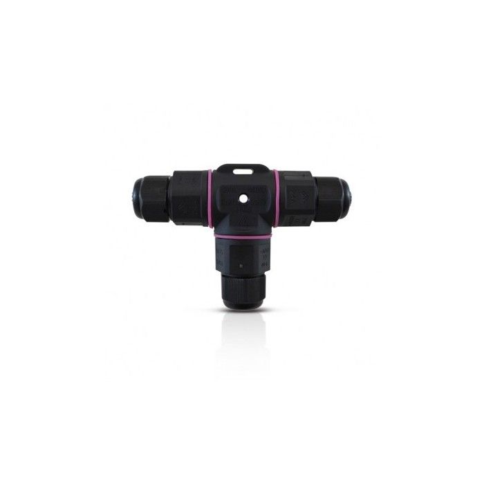 Vision-EL - Connecteur étanche forme T - IP68 450V noir
